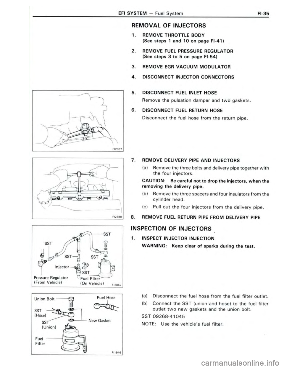 TOYOTA CELICA 1988  Repair Manual 