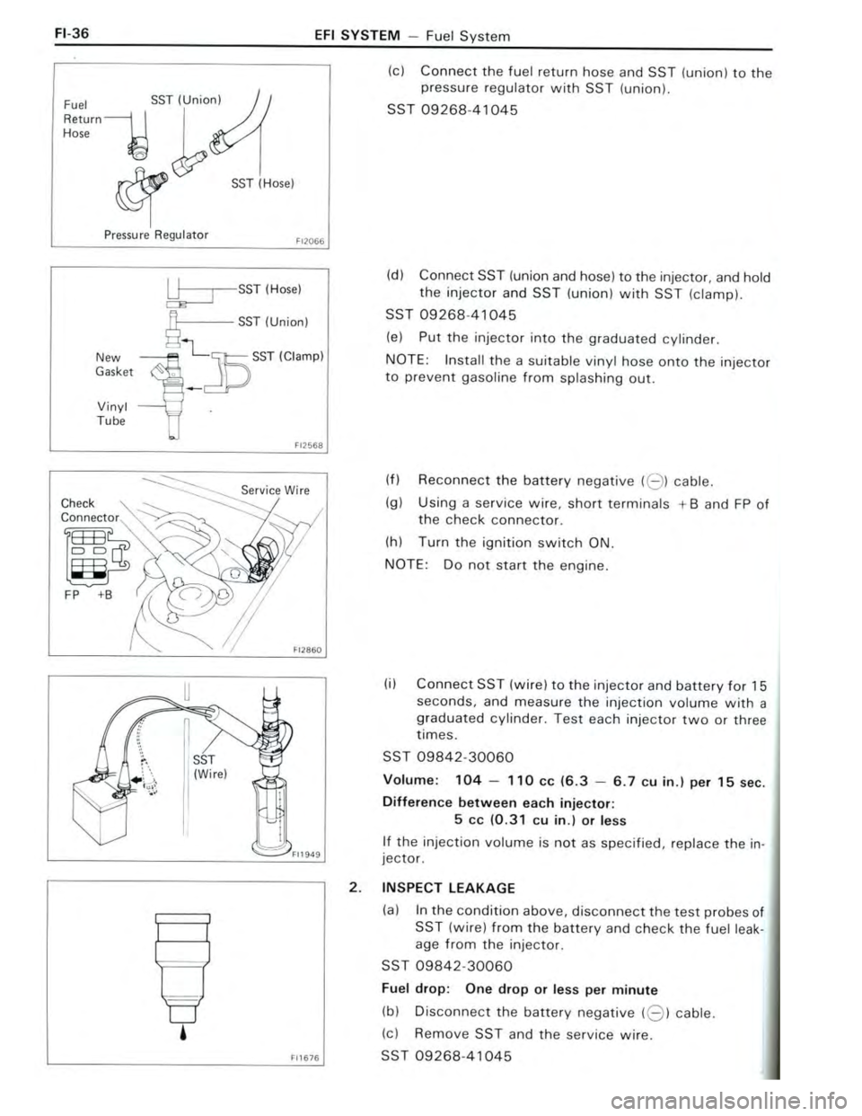 TOYOTA CELICA 1988  Repair Manual 