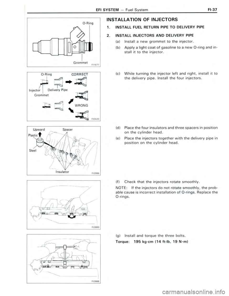 TOYOTA CELICA 1988  Repair Manual 
