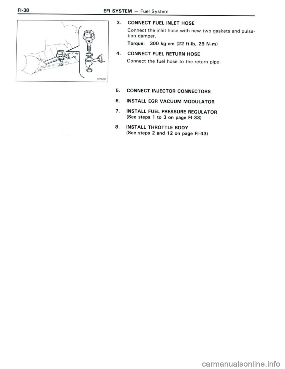 TOYOTA CELICA 1988  Repair Manual 