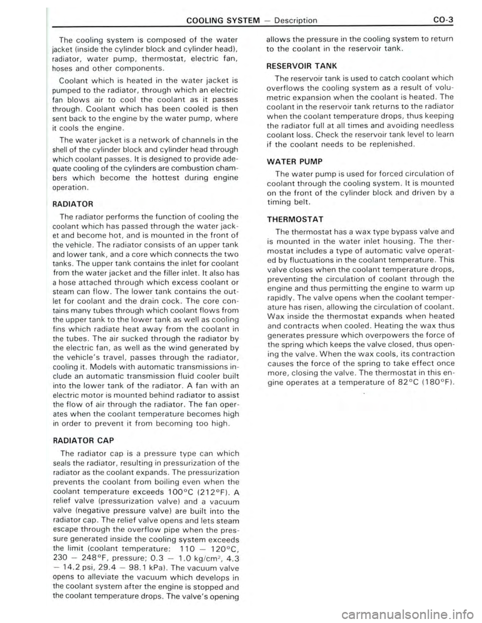 TOYOTA CELICA 1988  Repair Manual 