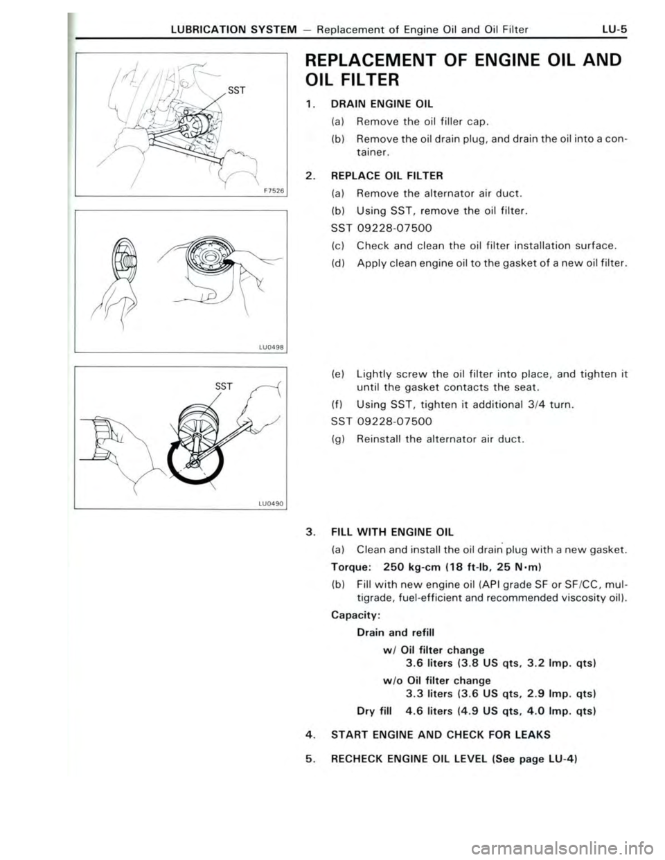 TOYOTA CELICA 1988  Repair Manual 