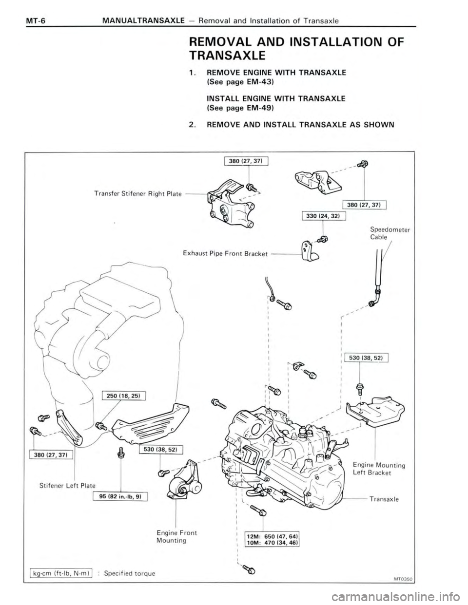 TOYOTA CELICA 1988  Repair Manual 