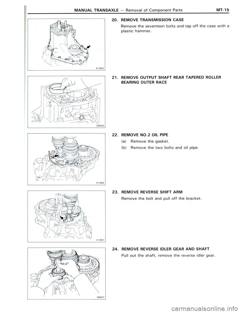 TOYOTA CELICA 1988  Repair Manual 
