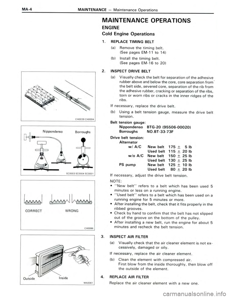 TOYOTA CELICA 1988  Repair Manual 