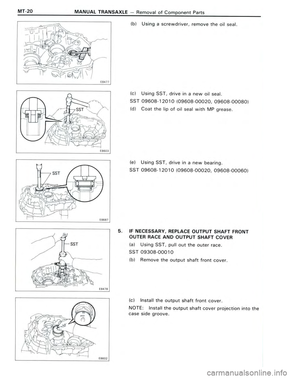 TOYOTA CELICA 1988  Repair Manual 
