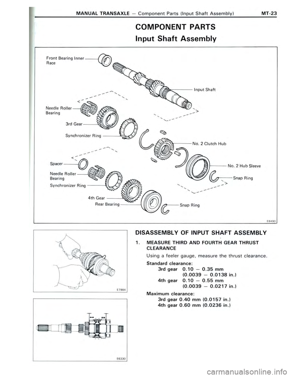 TOYOTA CELICA 1988  Repair Manual 