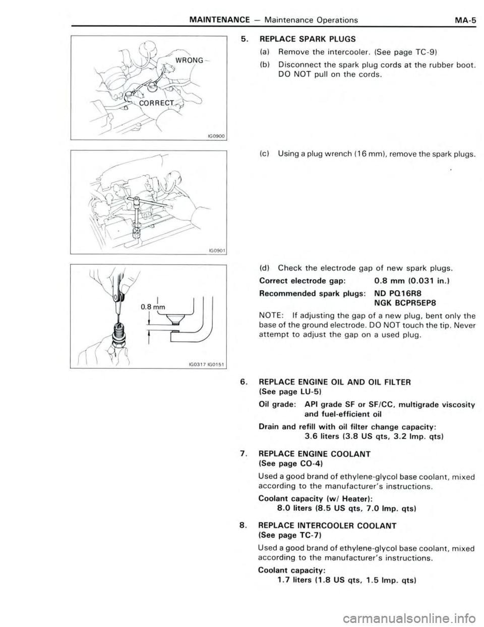 TOYOTA CELICA 1988  Repair Manual 