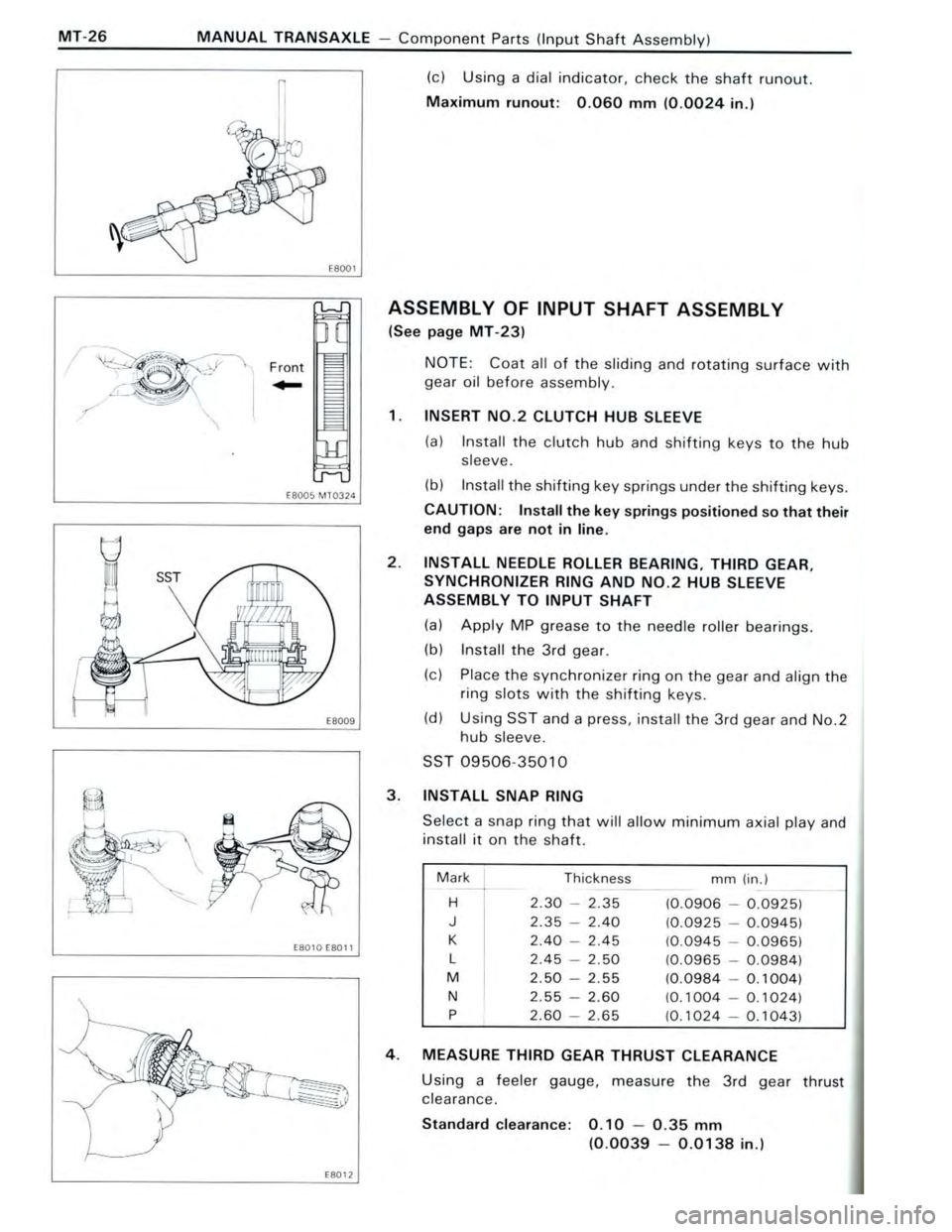 TOYOTA CELICA 1988  Repair Manual 