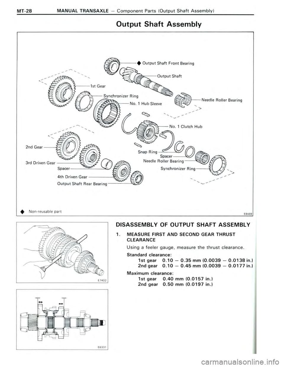 TOYOTA CELICA 1988  Repair Manual 