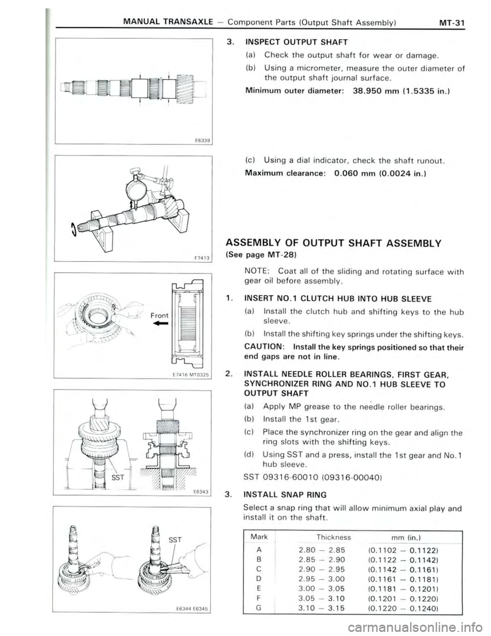 TOYOTA CELICA 1988  Repair Manual 