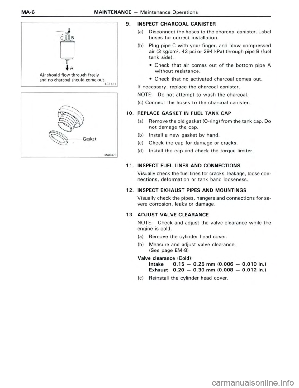 TOYOTA CELICA 1988  Repair Manual 