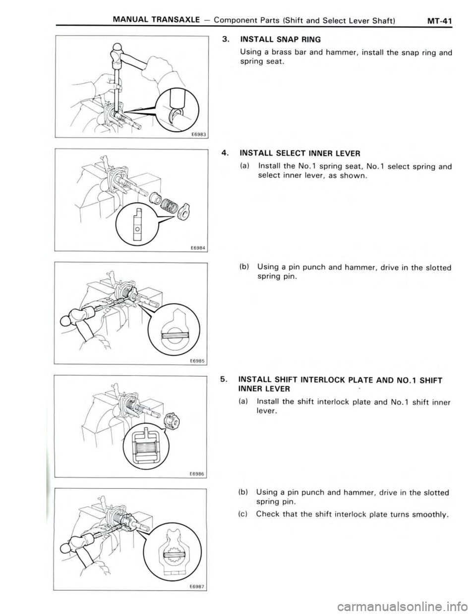 TOYOTA CELICA 1988  Repair Manual 