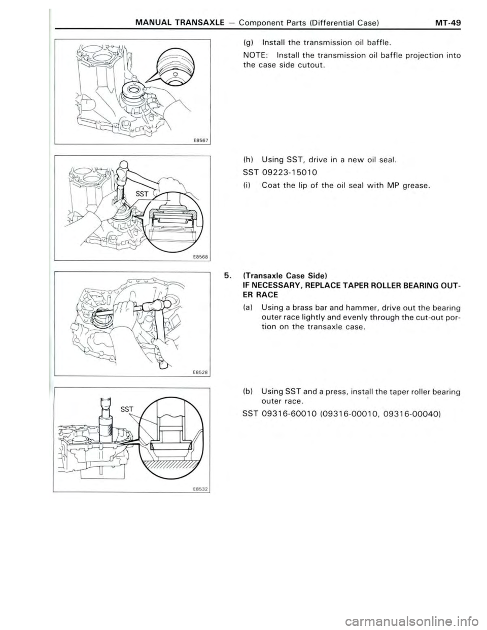 TOYOTA CELICA 1988  Repair Manual 
