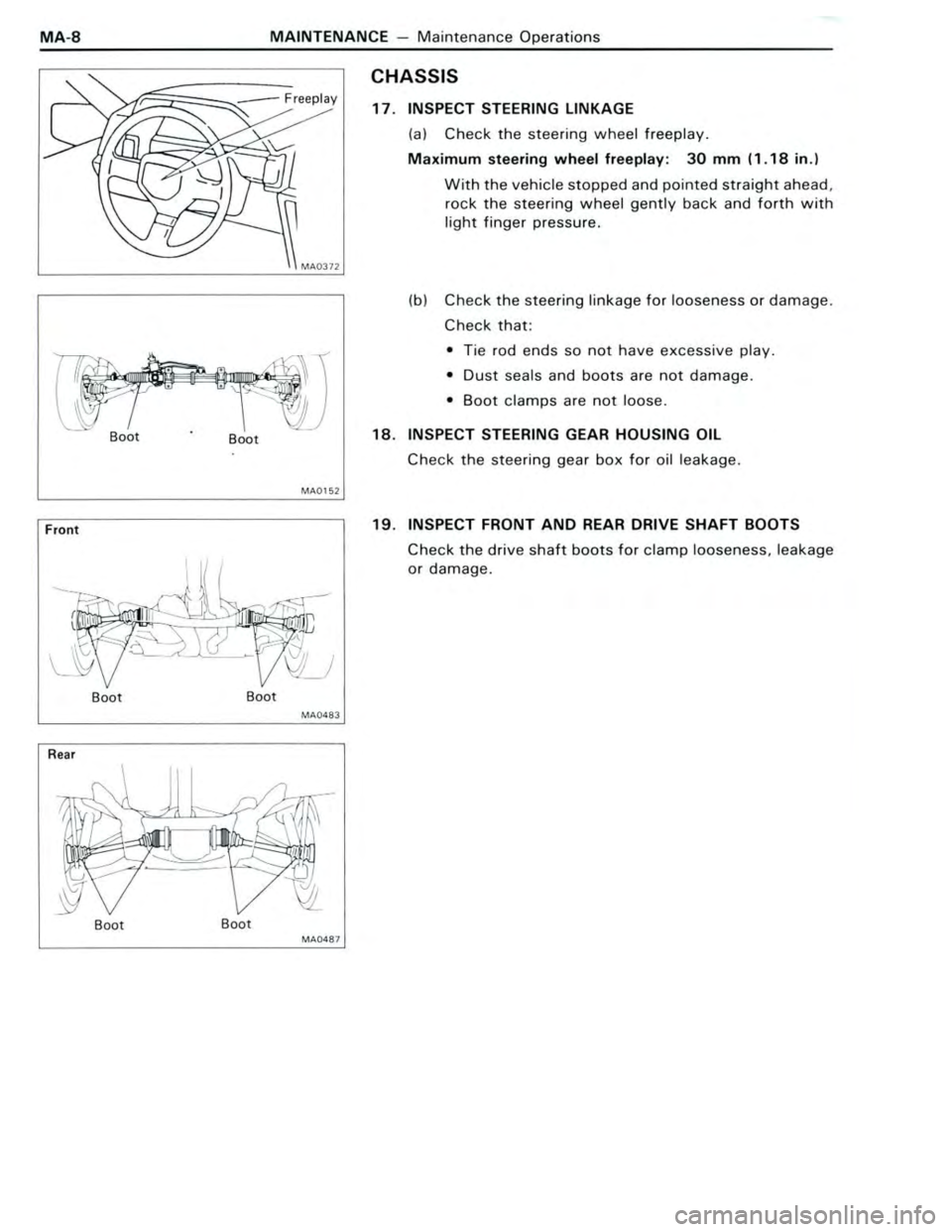 TOYOTA CELICA 1988  Repair Manual 