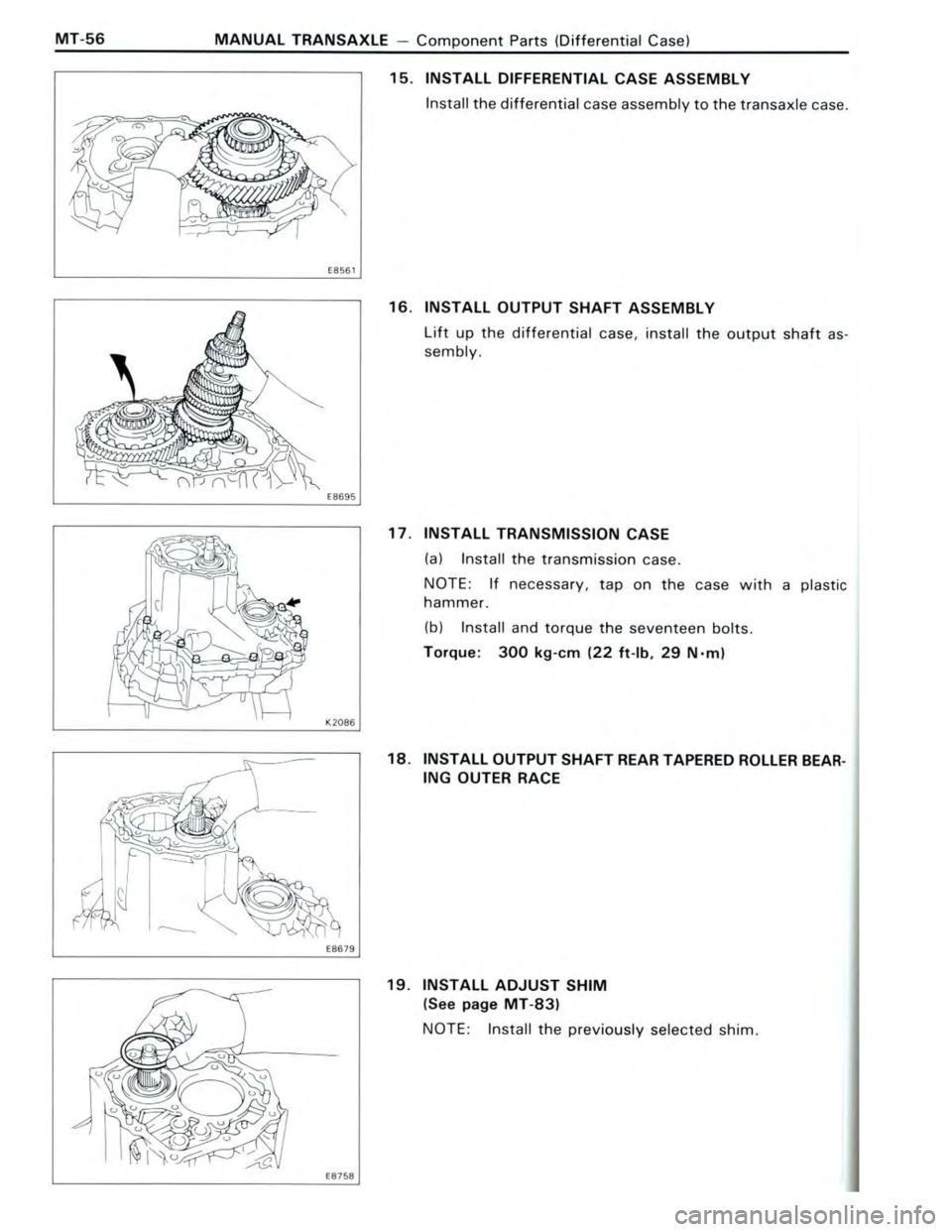 TOYOTA CELICA 1988  Repair Manual 