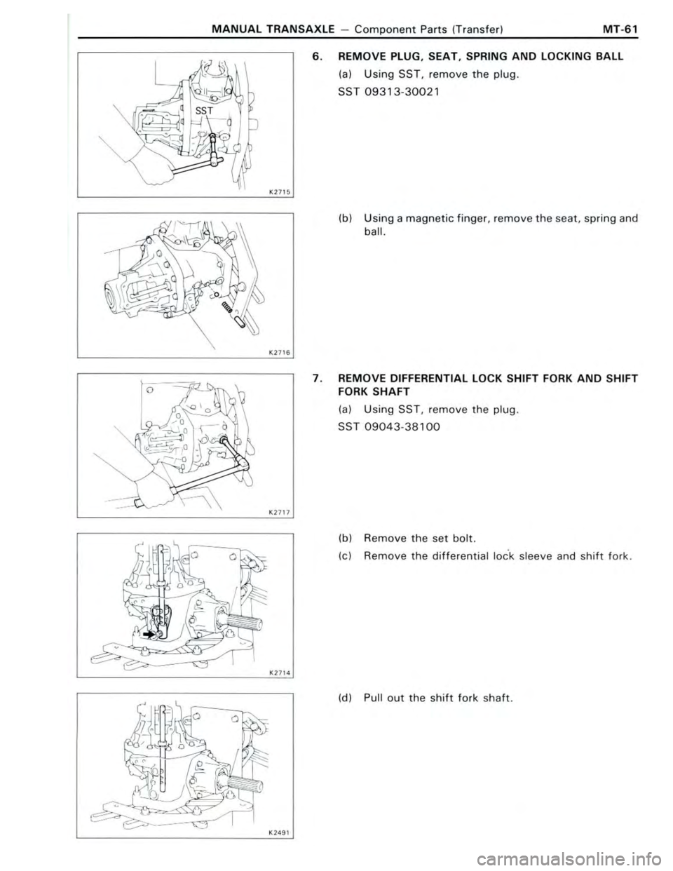 TOYOTA CELICA 1988  Repair Manual 