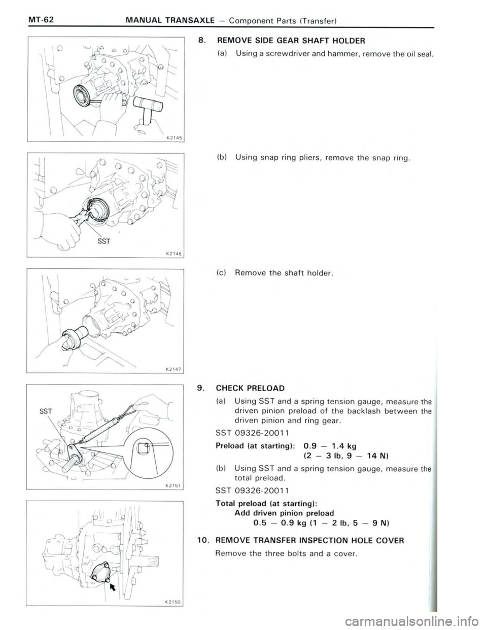 TOYOTA CELICA 1988  Repair Manual 