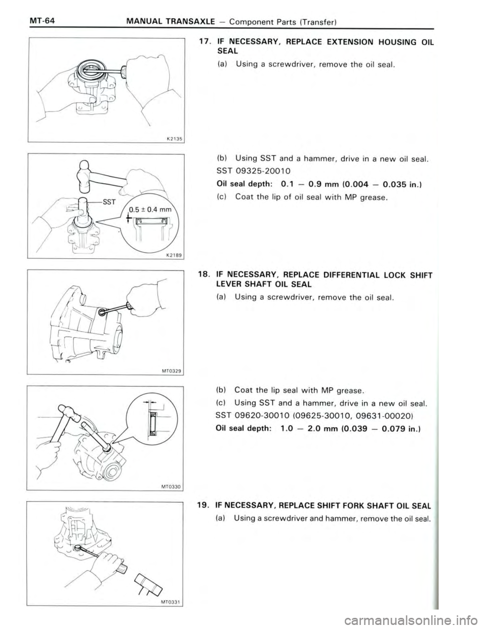 TOYOTA CELICA 1988  Repair Manual 
