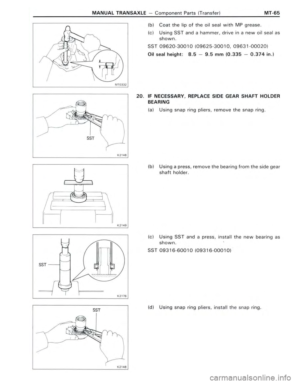 TOYOTA CELICA 1988  Repair Manual 