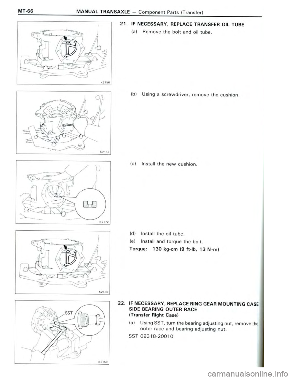 TOYOTA CELICA 1988  Repair Manual 