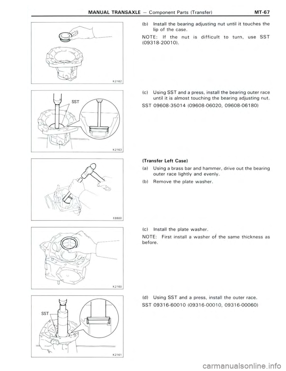 TOYOTA CELICA 1988  Repair Manual 