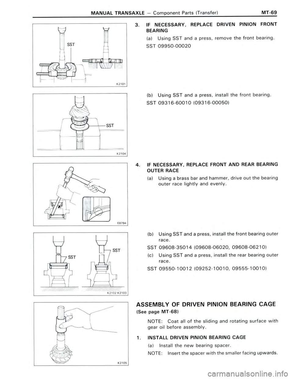 TOYOTA CELICA 1988  Repair Manual 