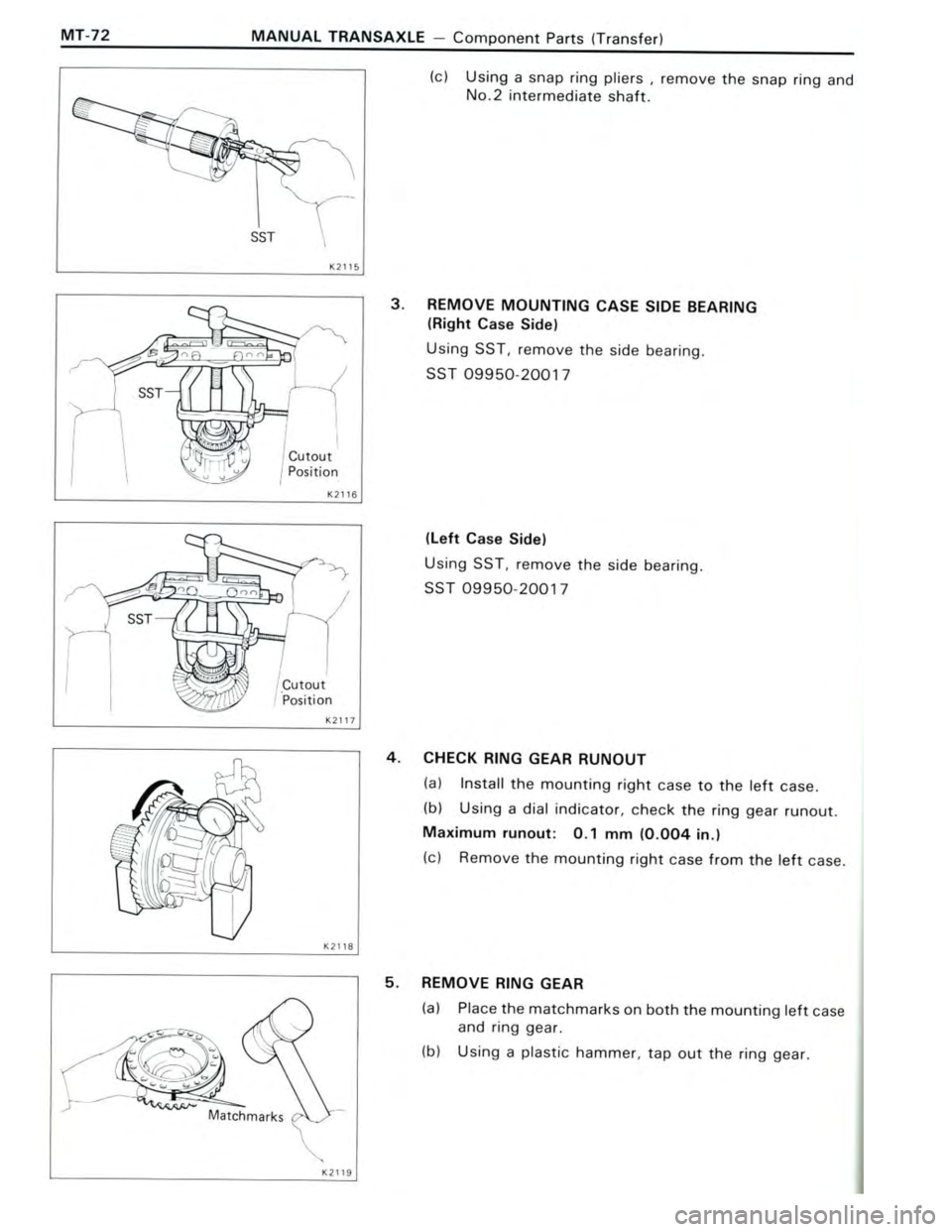TOYOTA CELICA 1988  Repair Manual 