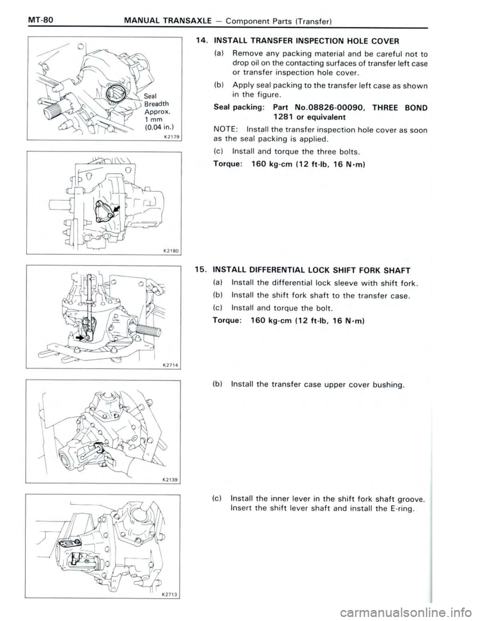 TOYOTA CELICA 1988  Repair Manual 
