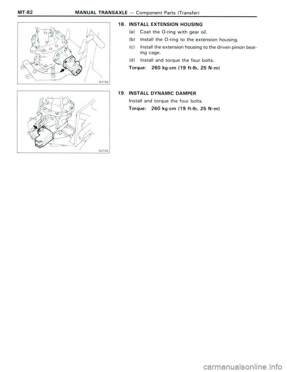 TOYOTA CELICA 1988  Repair Manual 