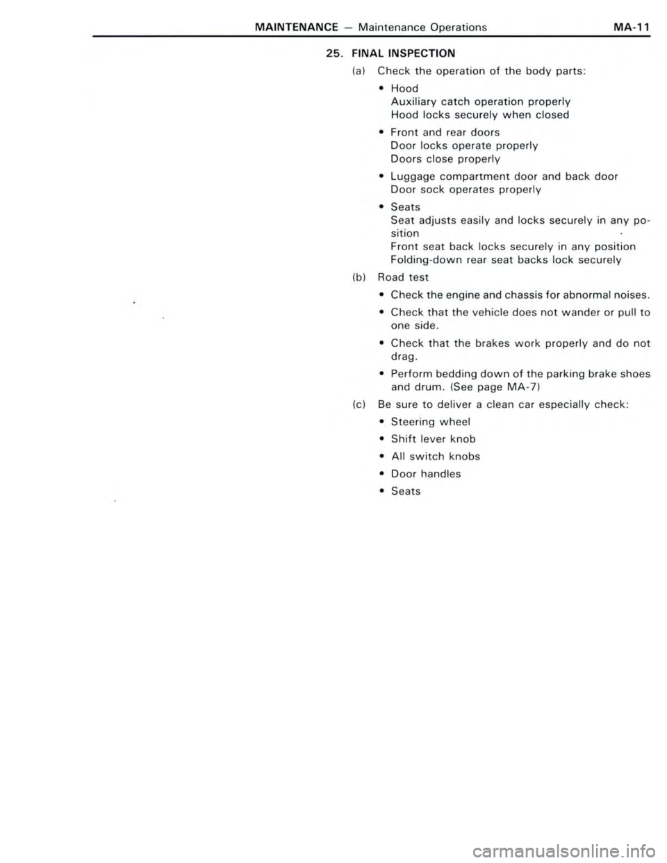 TOYOTA CELICA 1988  Repair Manual 
