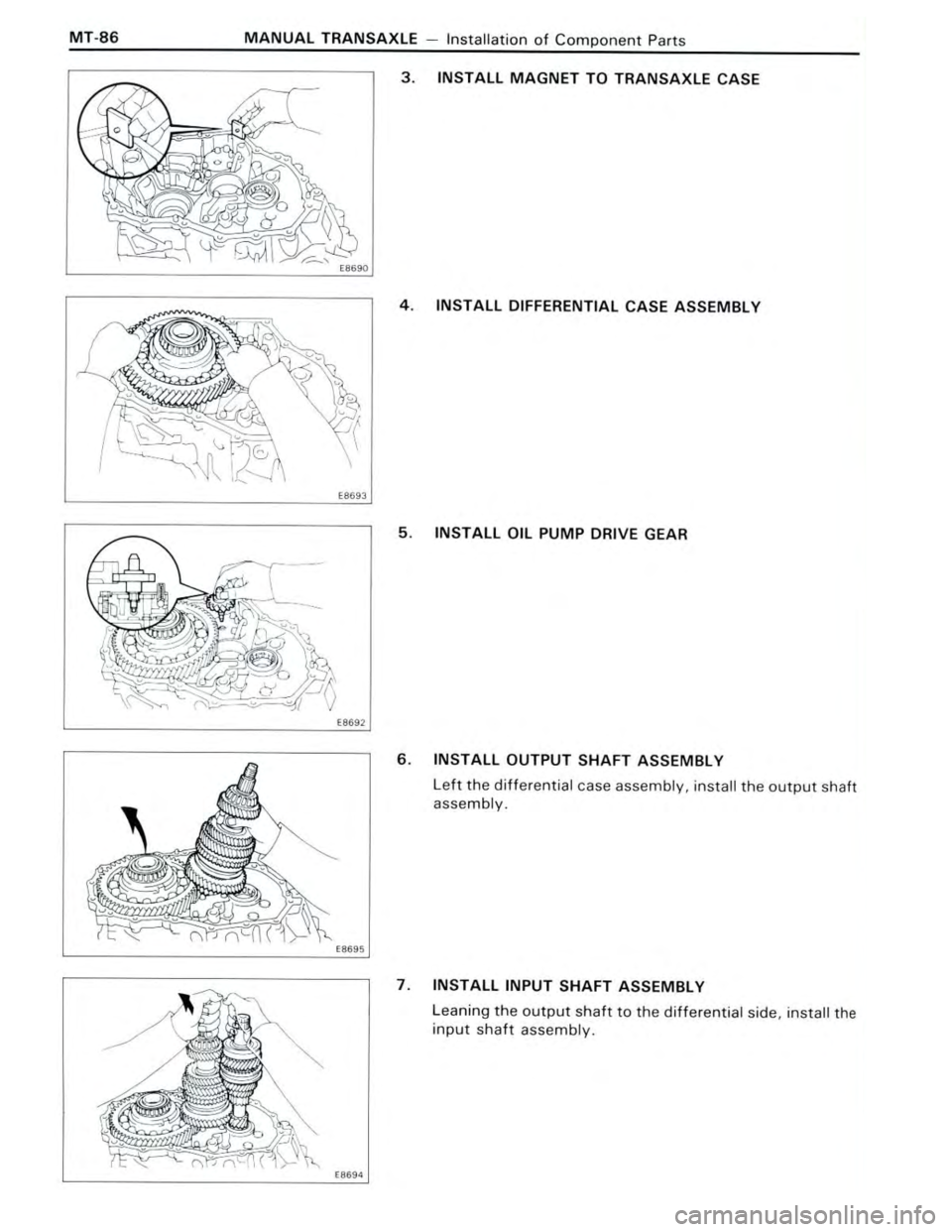 TOYOTA CELICA 1988  Repair Manual 
