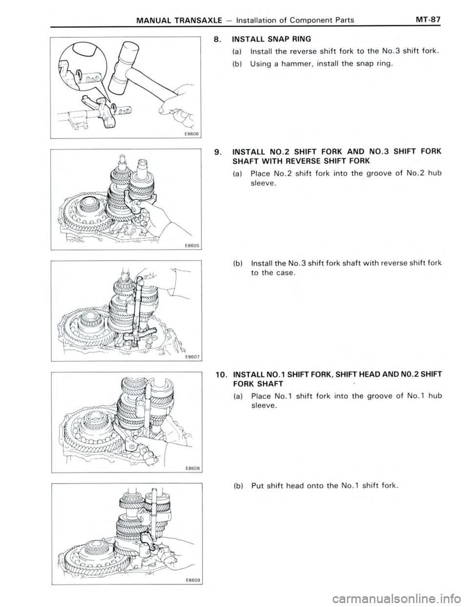 TOYOTA CELICA 1988  Repair Manual 