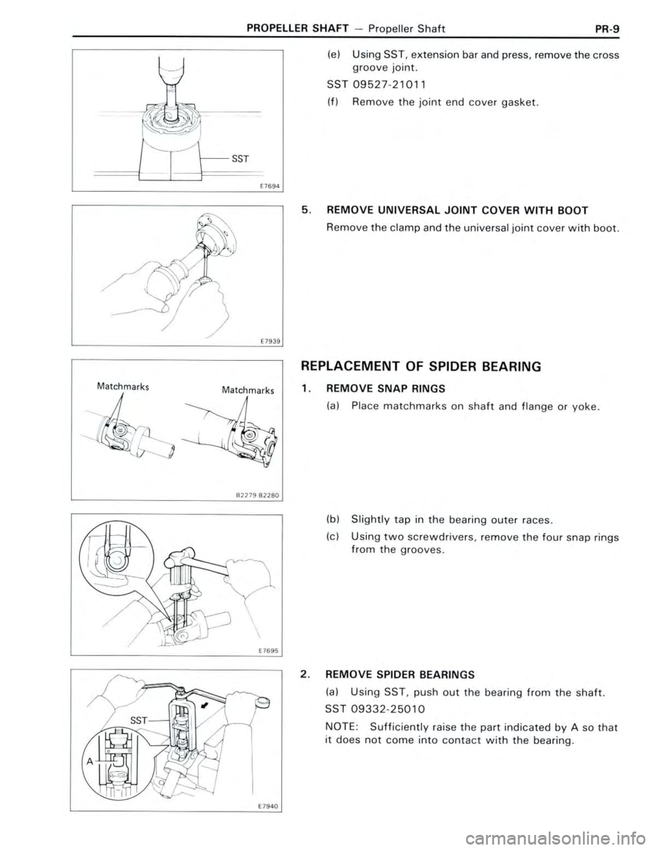 TOYOTA CELICA 1988  Repair Manual 
