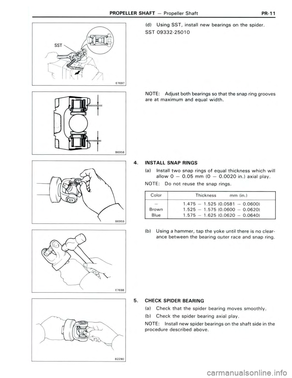 TOYOTA CELICA 1988  Repair Manual 