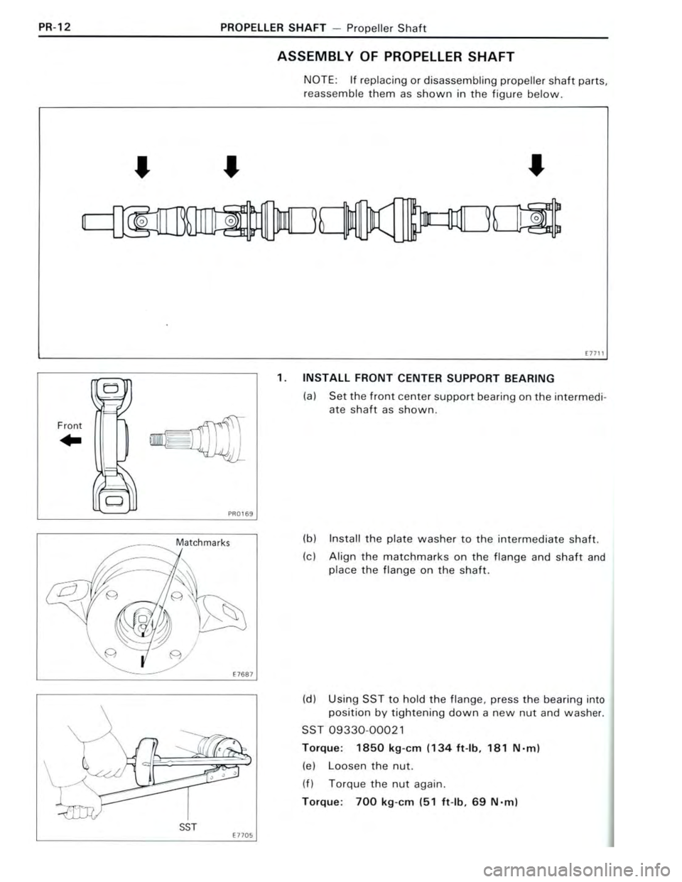 TOYOTA CELICA 1988  Repair Manual 