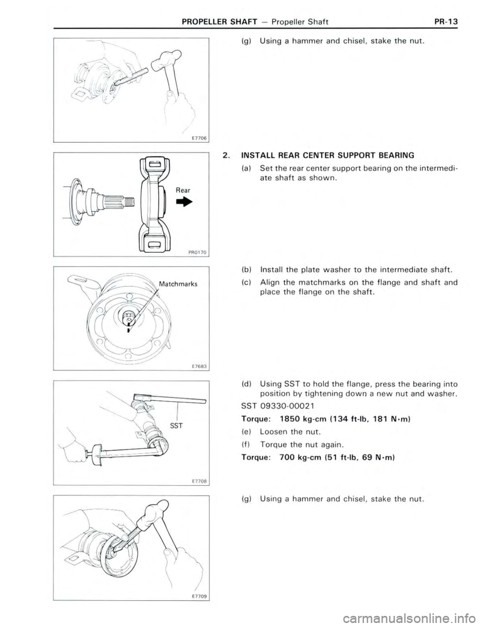 TOYOTA CELICA 1988  Repair Manual 
