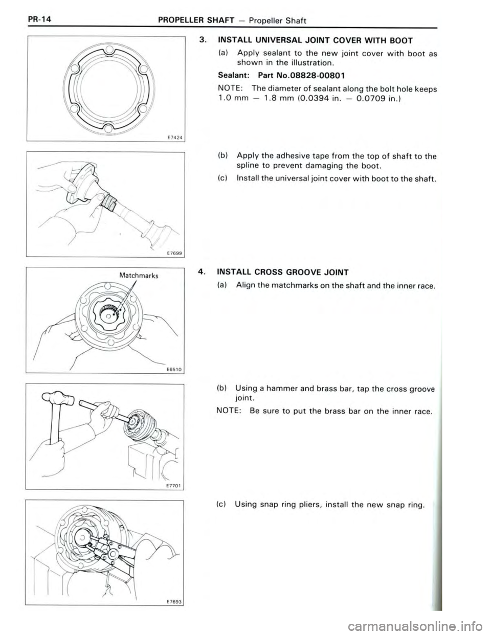 TOYOTA CELICA 1988  Repair Manual 