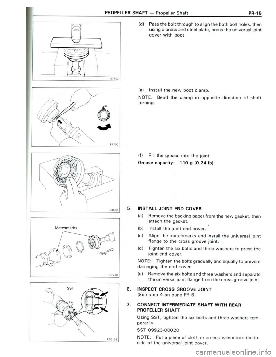 TOYOTA CELICA 1988  Repair Manual 
