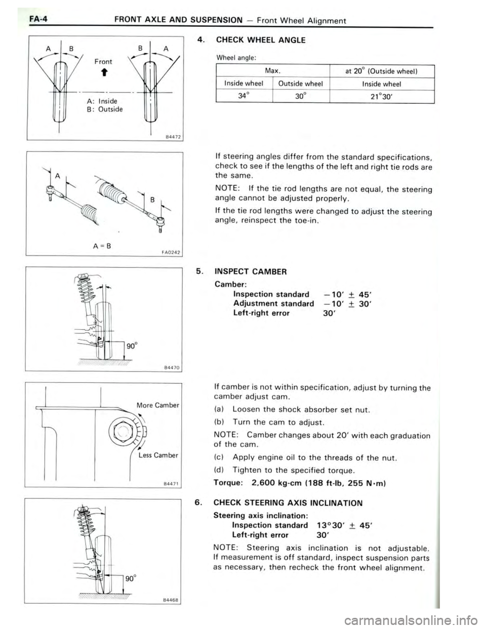 TOYOTA CELICA 1988  Repair Manual 