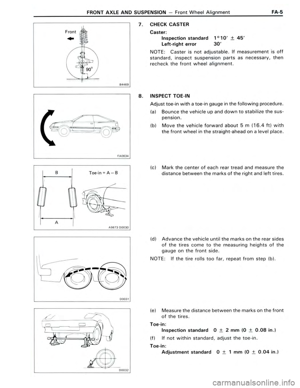 TOYOTA CELICA 1988  Repair Manual 