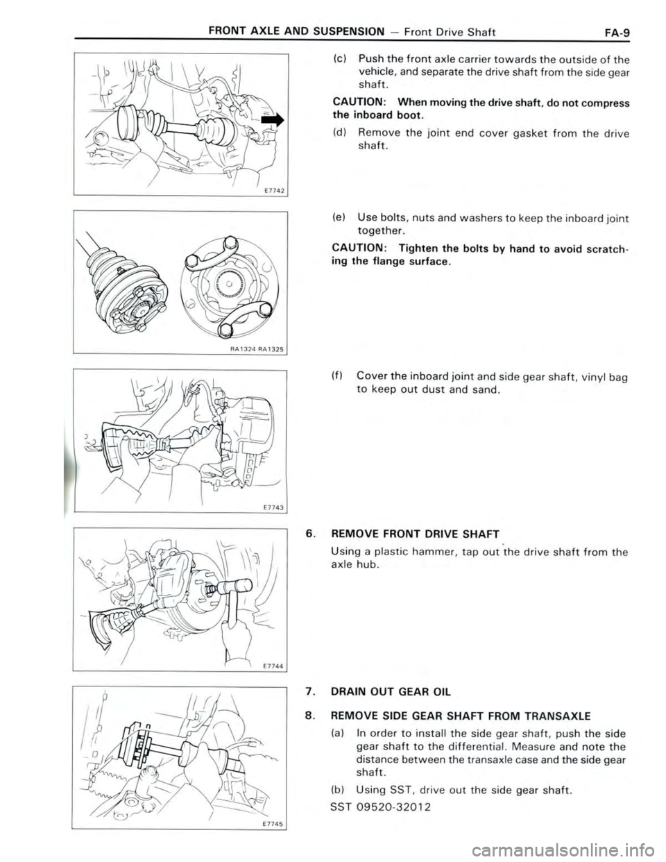 TOYOTA CELICA 1988  Repair Manual 