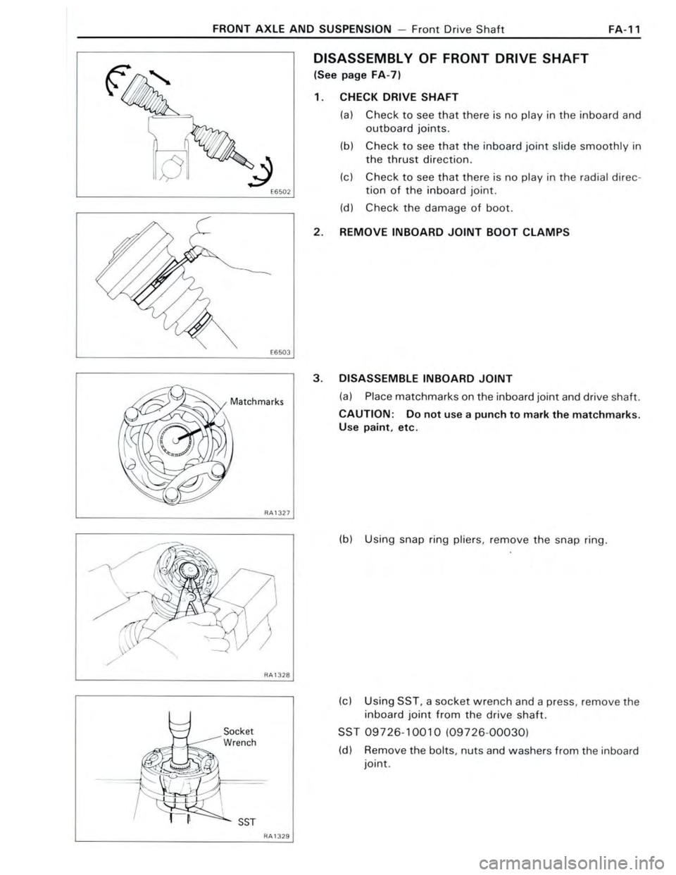 TOYOTA CELICA 1988  Repair Manual 