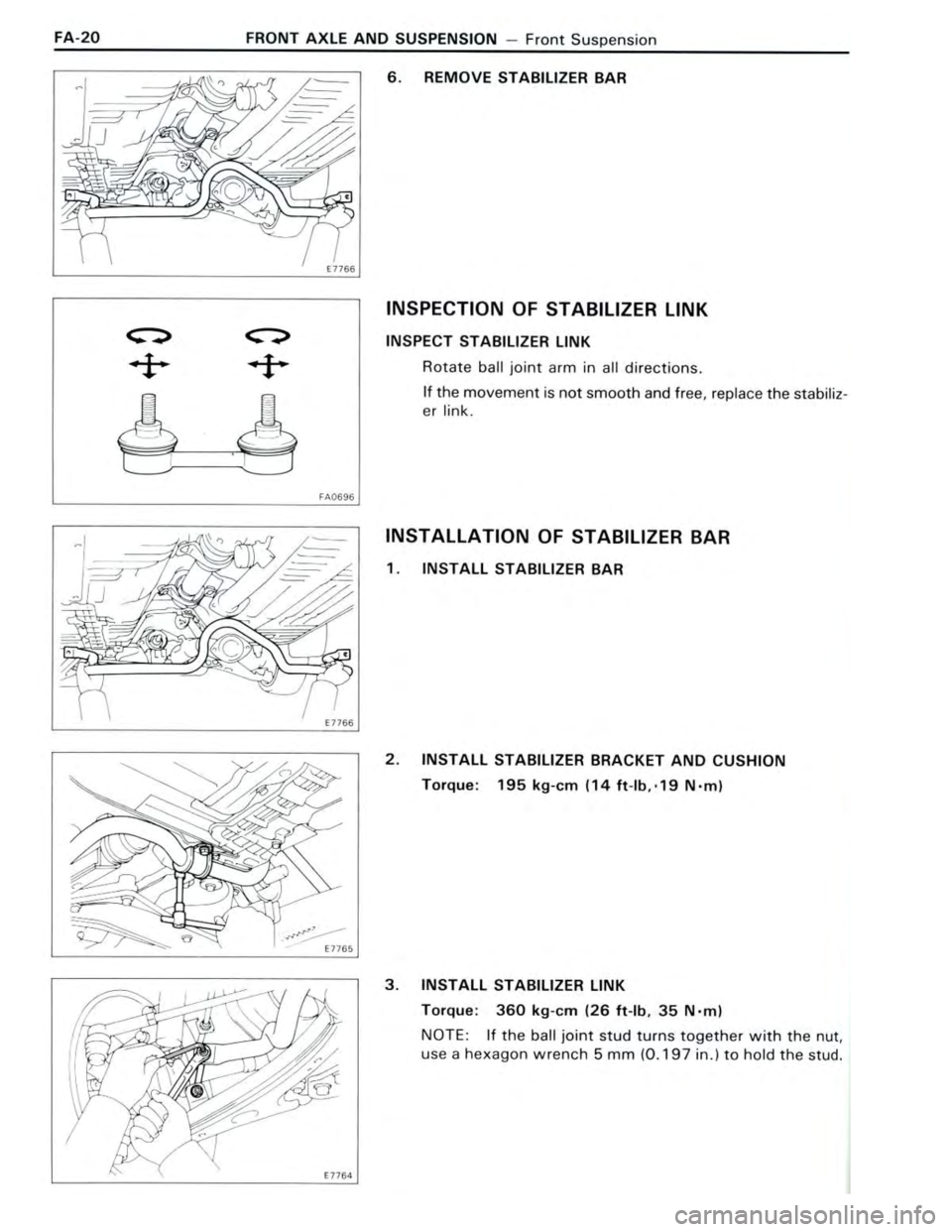 TOYOTA CELICA 1988  Repair Manual 