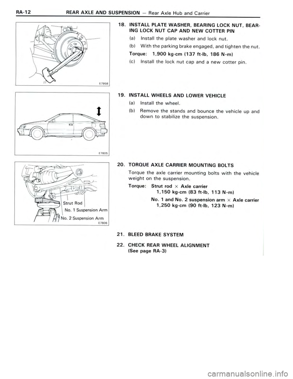 TOYOTA CELICA 1988  Repair Manual 