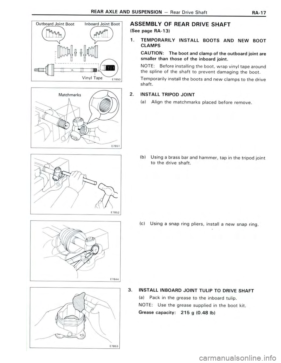 TOYOTA CELICA 1988  Repair Manual 