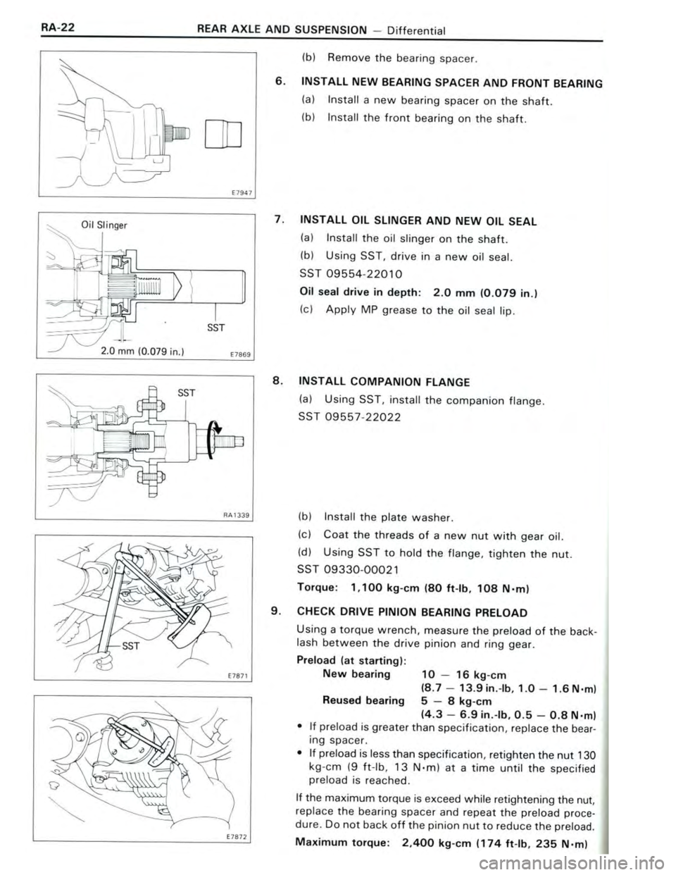TOYOTA CELICA 1988  Repair Manual 