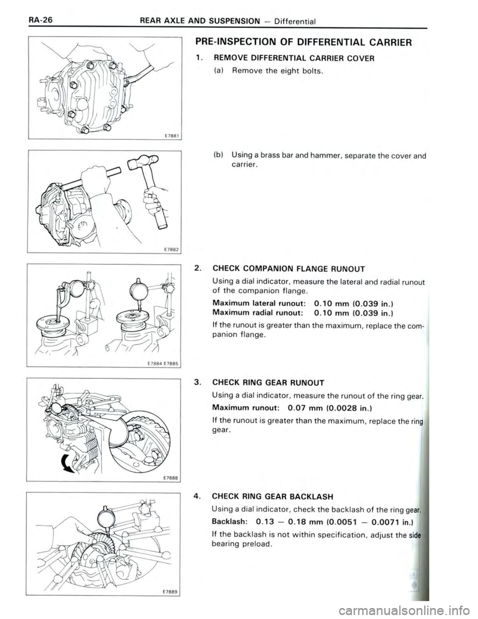 TOYOTA CELICA 1988  Repair Manual 