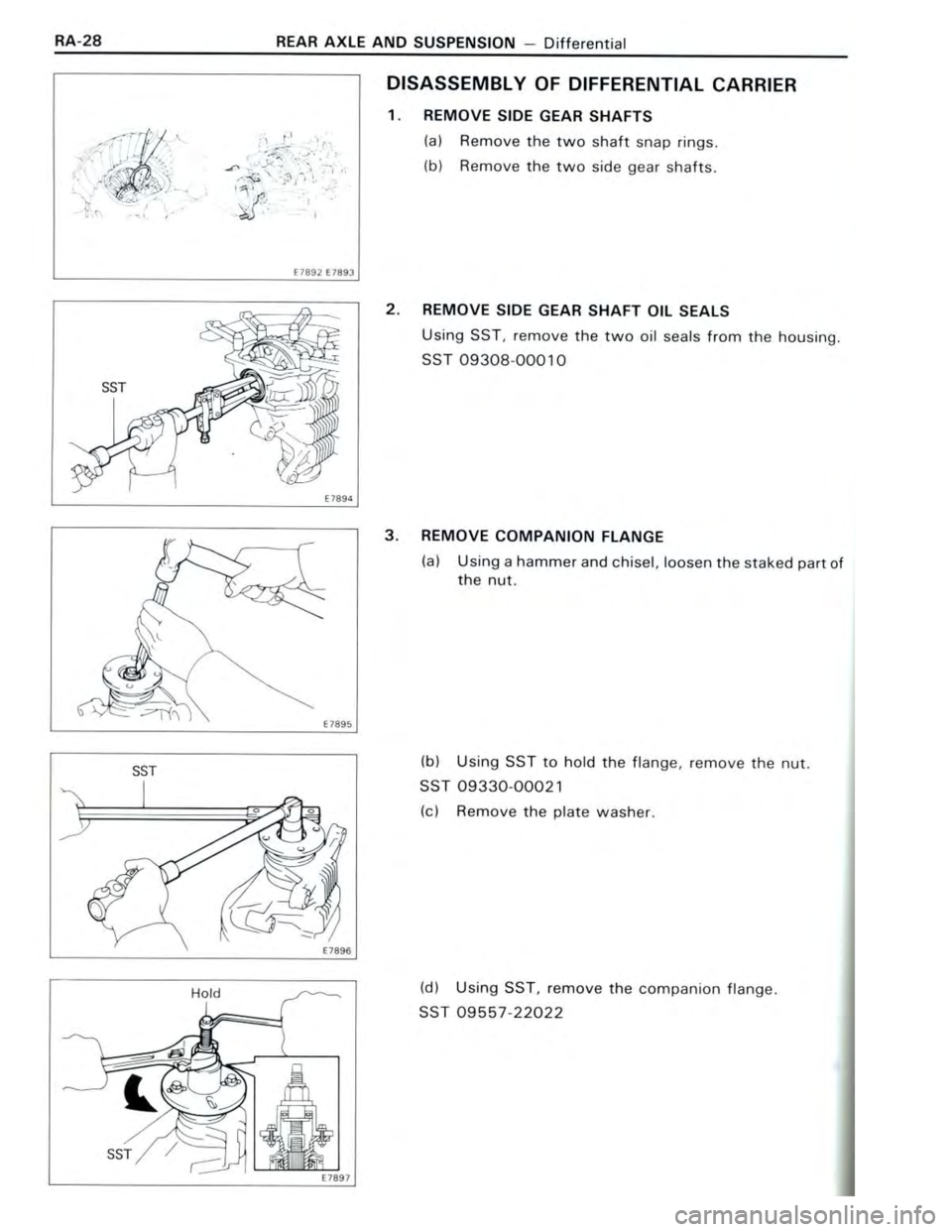 TOYOTA CELICA 1988  Repair Manual 
