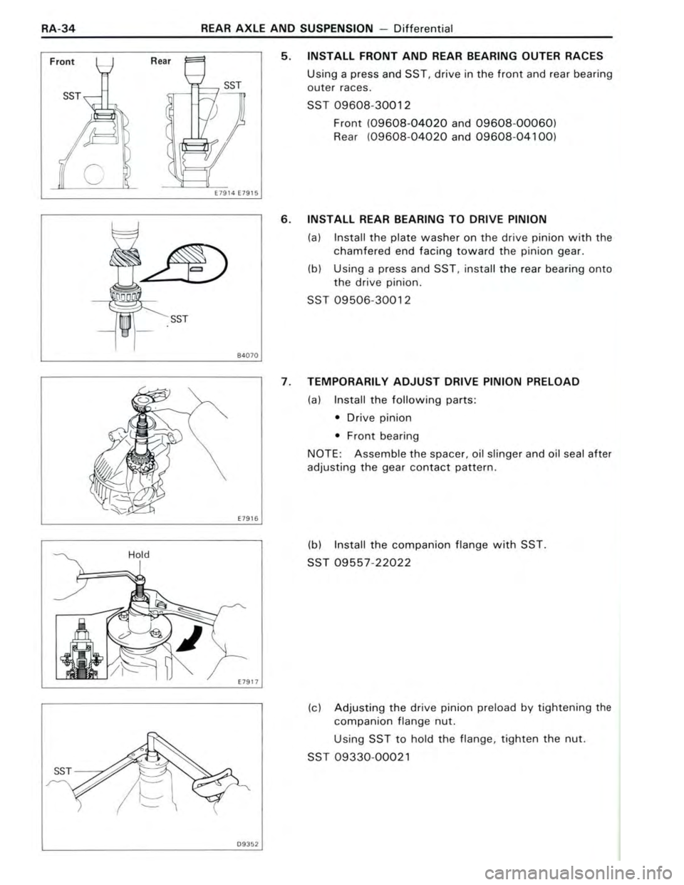 TOYOTA CELICA 1988  Repair Manual 